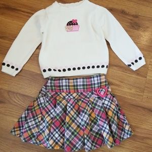 Gymboree sweater and skirt(can be sold separately)